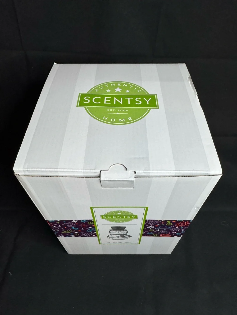 ✨🆕 NIB Iridescent Scentsy Snow Stopper Prismatic Snowman Warmer